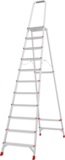 Aluminum professional stepladder with 350×260 mm platform NV3130 sku 3130111