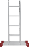 Multipurpose aluminum hinged rung ladder 340 mm width NV2320 sku 2320234