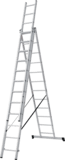 Three-section aluminum multipurpose ladder NV1230