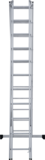 Three-section aluminum multipurpose ladder NV1230 sku 1230311