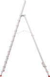 Aluminum professional stepladder with 350×260 mm platform NV3130 sku 3130112