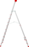Aluminum professional stepladder with 350×260 mm platform and tool tray NV3135 sku 3135110