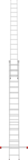 Three-section aluminum multipurpose ladder NV2230 sku 2230316