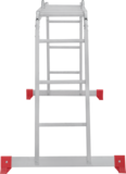 Multipurpose aluminum hinged rung ladder 340 mm width NV2320 sku 2320403