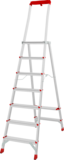 Aluminum professional stepladder with 350×260 mm platform and tool tray NV3135 sku 3135107