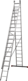 Three-section aluminum multipurpose ladder NV1230 sku 1230317