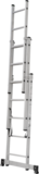 Three-section aluminum multipurpose ladder NV1230 sku 1230305
