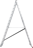 Three-section aluminum multipurpose ladder NV1230 sku 1230315