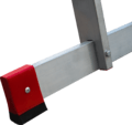 Индустриальная алюминиевая трехсекционная лестница NV5230