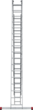 Three-section aluminum multipurpose ladder NV1230 sku 1230317