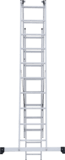Three-section aluminum multipurpose ladder NV1230 sku 1230310