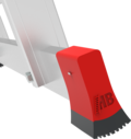 Three-section aluminum multipurpose ladder NV2230