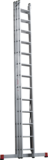Three-section aluminum multipurpose ladder NV1230 sku 1230313