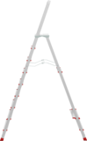 Aluminum professional stepladder with 350×260 mm platform NV3130 sku 3130109