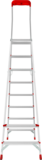 Aluminum professional stepladder with 350×260 mm platform and tool tray NV3135 sku 3135108