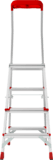 Aluminum professional stepladder with 350×260 mm platform and tool tray NV3135 sku 3135104