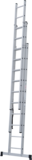 Three-section aluminum multipurpose ladder NV1230 sku 1230310