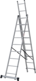 Three-section aluminum multipurpose ladder NV1230 sku 1230309