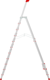 Aluminum professional stepladder with 350×260 mm platform and tool tray NV3135 sku 3135111